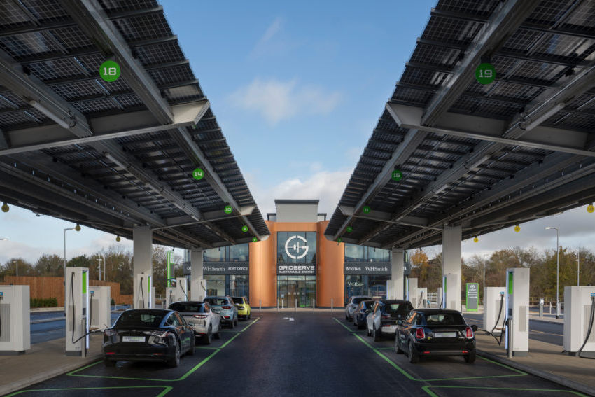 First electric-only service station opens in UK