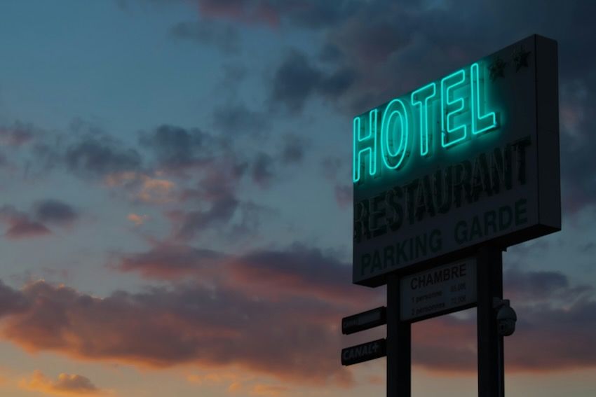 Hotel sign