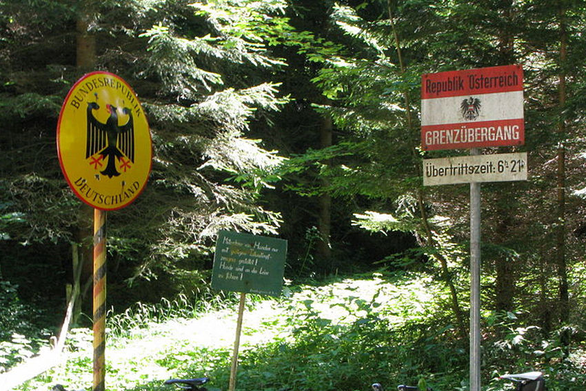 german austrian border