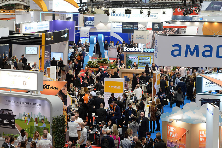 Business Travel Show Europe aerial view
