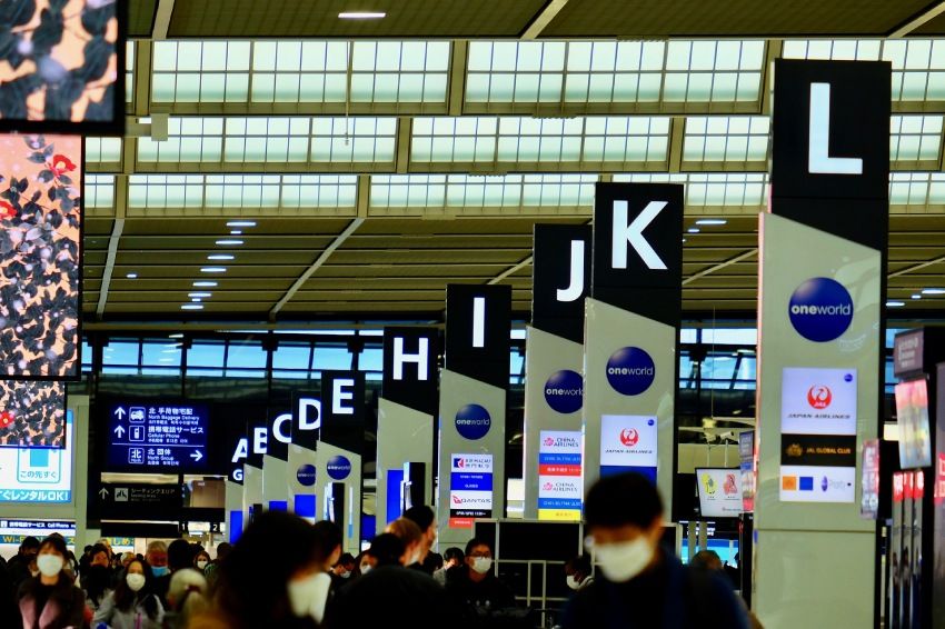 Airport during coronavirus