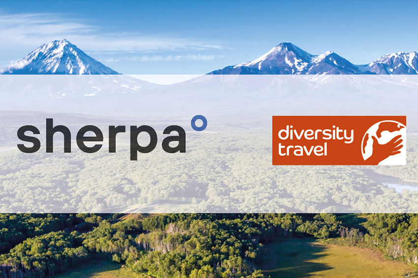 Diversity Travel signs with sherpa
