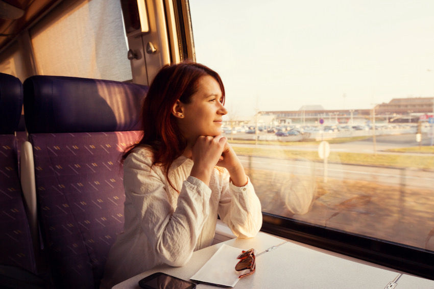 Train passenger