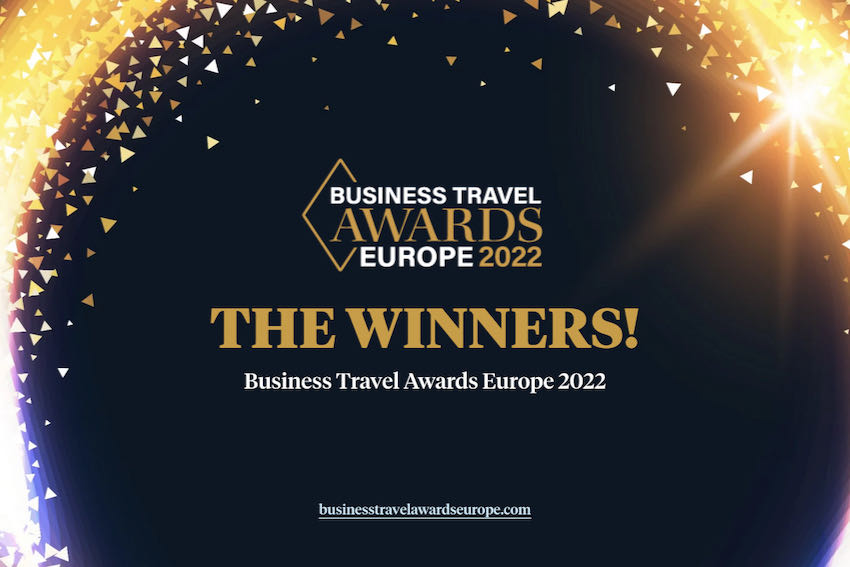 Business Travel Awards Europe 2022 winners