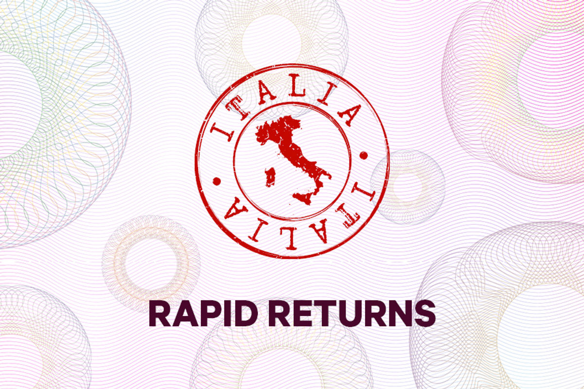 Rapid returns: Italy analysis