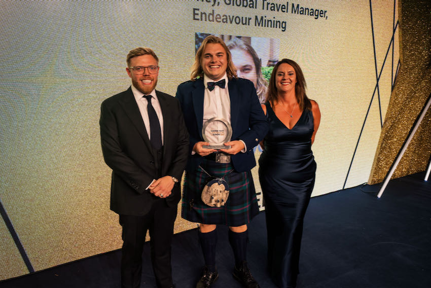 Calum Hawley was named Travel Buyer of the Year at the Business Travel Awards Europe 2021