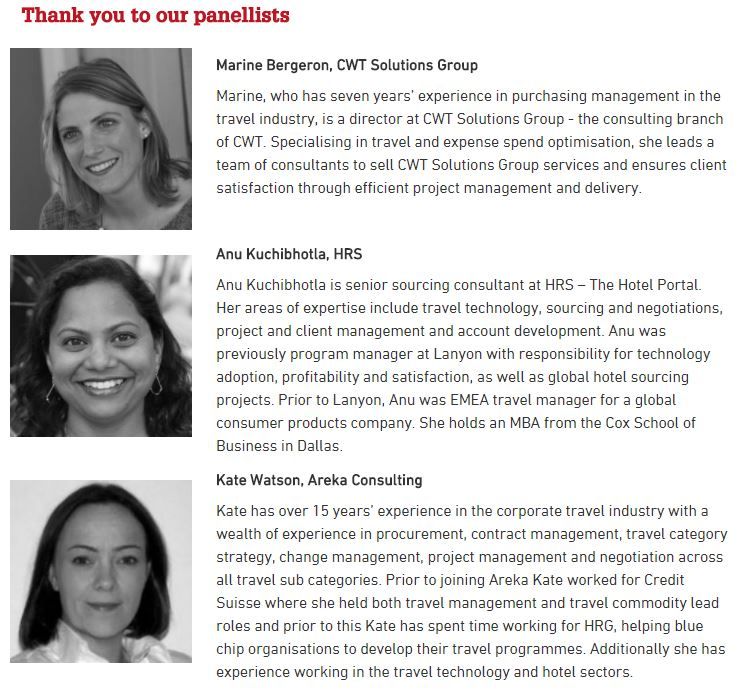 Hotel RFP bios