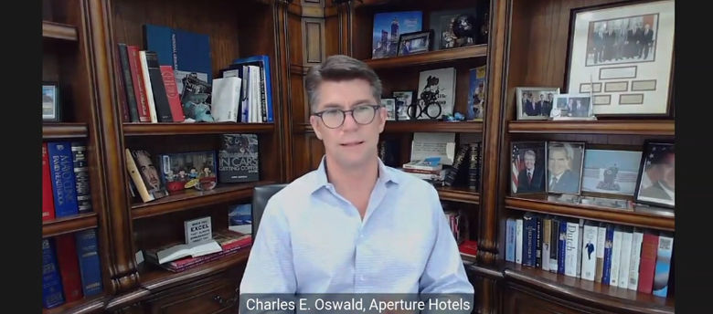 “New technology helps us to better measure and manage labor. And AI is probably the biggest competitive advantage for any innovative company today,” said Charles Oswald, Aperture Hotels.
