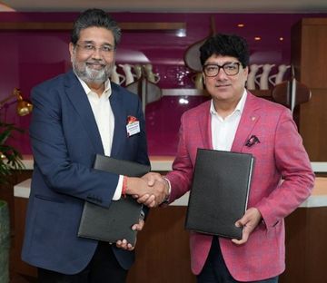 Harshavardhan Neotia, chairman of Ambuja Neotia, and Indian Hotel Co. Ltd. CEO Puneet Chhatwal Harshavardhan Neotia, chairman of Ambuja Neotia, and Indian Hotel Co. Ltd. CEO Puneet Chhatwal