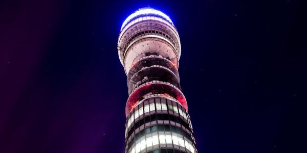 BT Tower at night