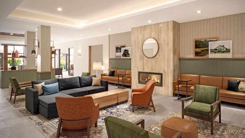 Country Inn & Suites refreshed lobby