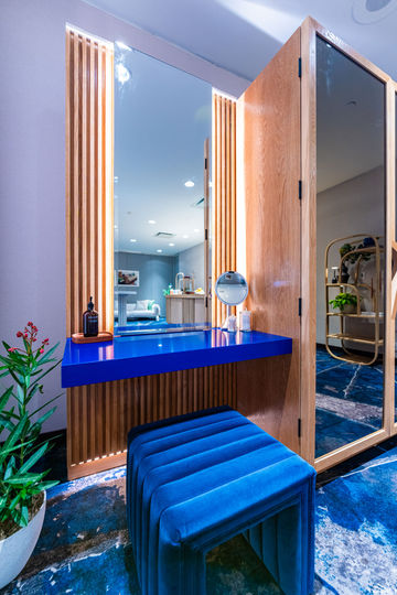 Radisson Blu's revised room design.