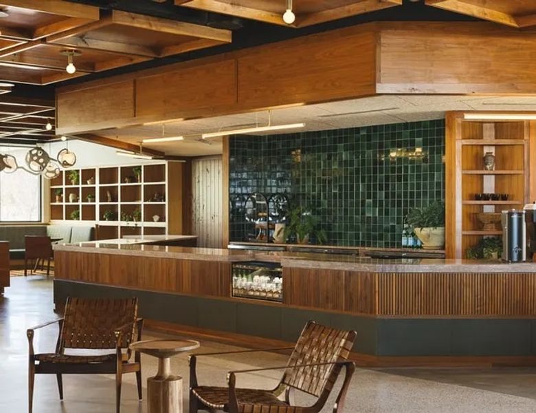 Cafe at the Drift hotel in Nashville Cafe at the Drift hotel in Nashville