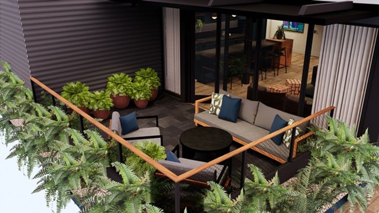 Hospitality Suite terrace - credit Curioso
