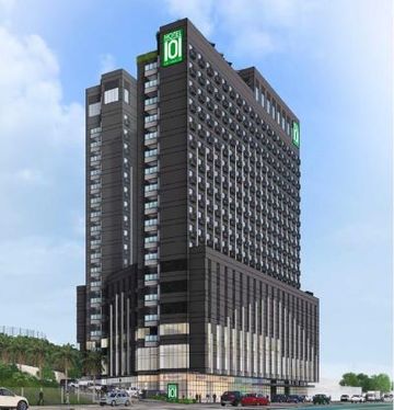 Arist rendering of the Hotel101 in Los Angeles. Arist rendering of the Hotel101 in Los Angeles.