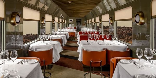 Orient Express train dining