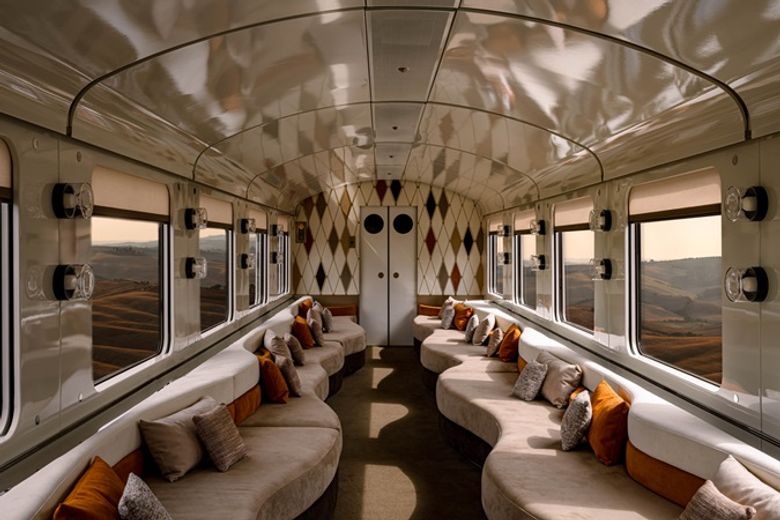 La Dolce Vita Orient Express train sitting room La Dolce Vita Orient Express train sitting room