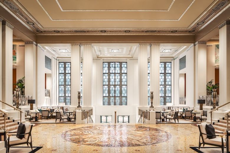 The Park Avenue lobby