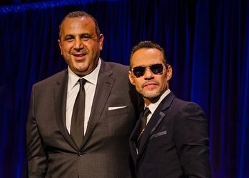 Sam Nazarian and Marc Anthony Sam Nazarian and Marc Anthony