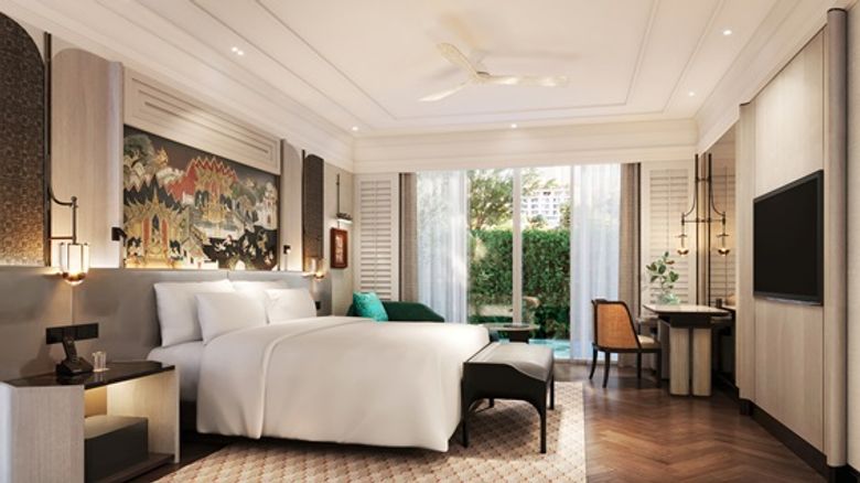 Anantara Siam Bangkok is undergoing a$50 million renovation, including this Garden Terrace Villa. Anantara Siam Bangkok is undergoing a$50 million renovation, including this Garden Terrace Villa.