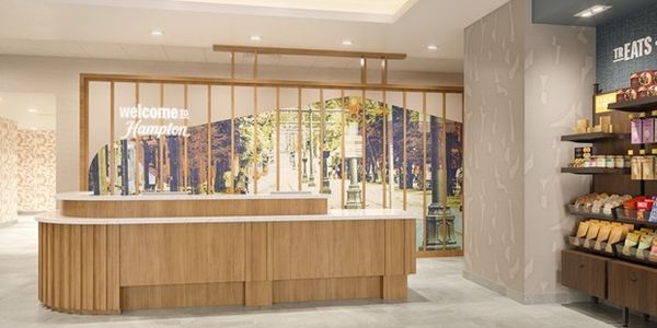 Hampton reception render