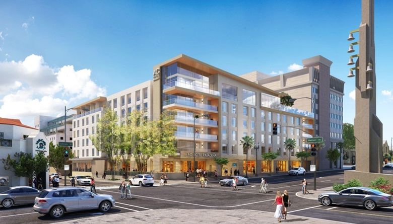 Rendering of the Welcome Group's AC by Marriott development in Pasadena Rendering of the Welcome Group's AC by Marriott development in Pasadena