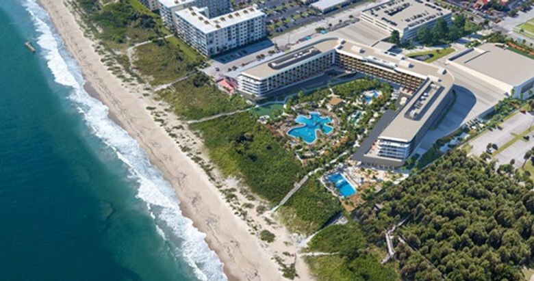 Aerial rendering of the Westin Cocoa Beach Aerial rendering of the Westin Cocoa Beach