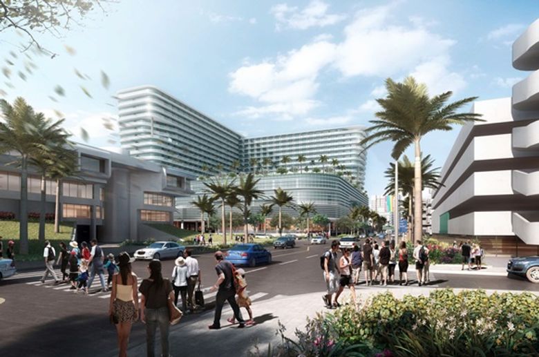 The Grand Hyatt Miami Beach will be connected to the convention center. The Grand Hyatt Miami Beach will be connected to the convention center.