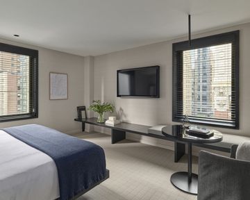 Rendering of a suite at Hotel AKA NoMad in New York City