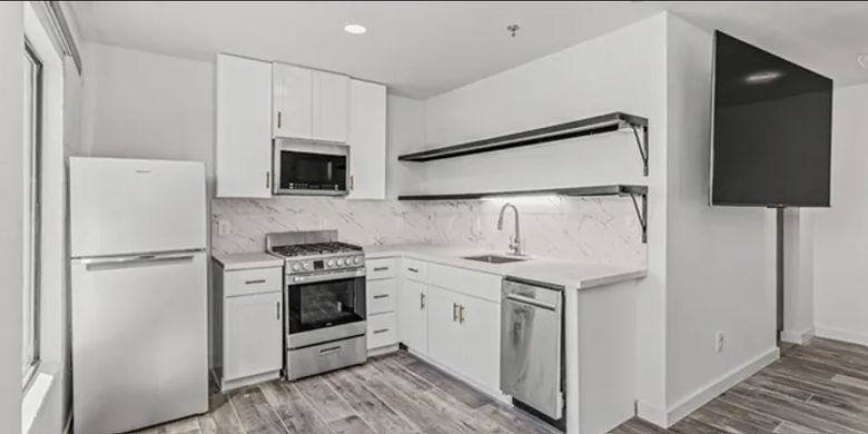 A kitchen rendering for Landingplace Hotels.