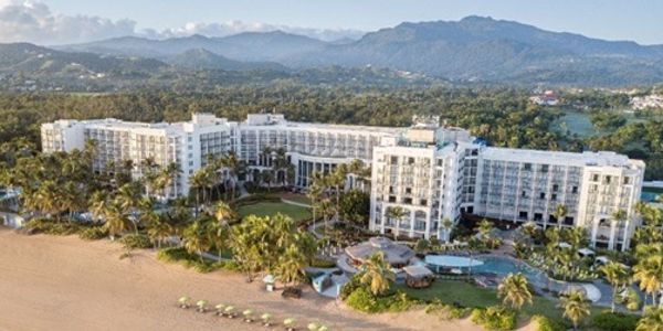 Wyndham Grand Rio Mar Rainforest Beach Golf Resort in Rio Grande, Puerto Rico. 