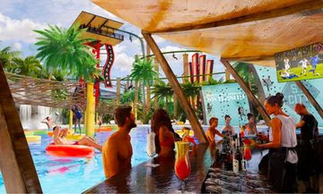 SI Resorts pool rendering SI Resorts pool rendering