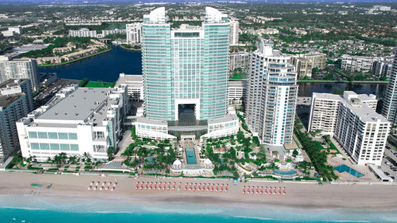 The Diplomat Beach Resort in South Florida was Trinity's largest acquisition to date.