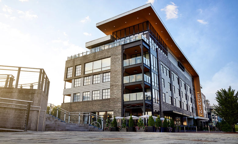 The Edwin Hotel in Chattanooga, Tennessee. The Edwin Hotel in Chattanooga, Tennessee.