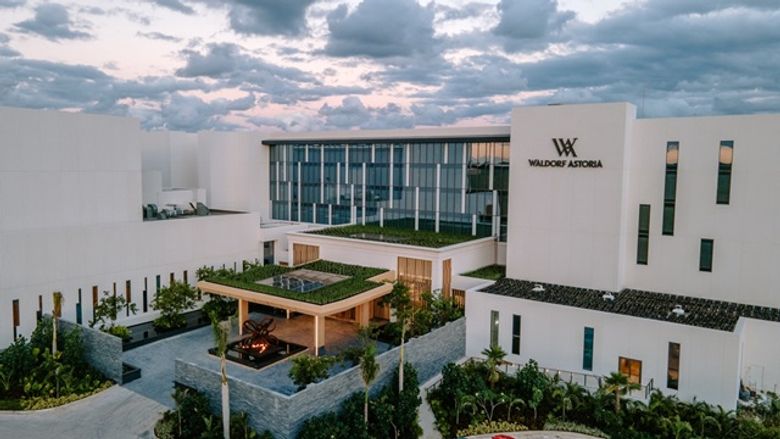 The Waldorf Astoria in Cancun, Mexico The Waldorf Astoria in Cancun, Mexico