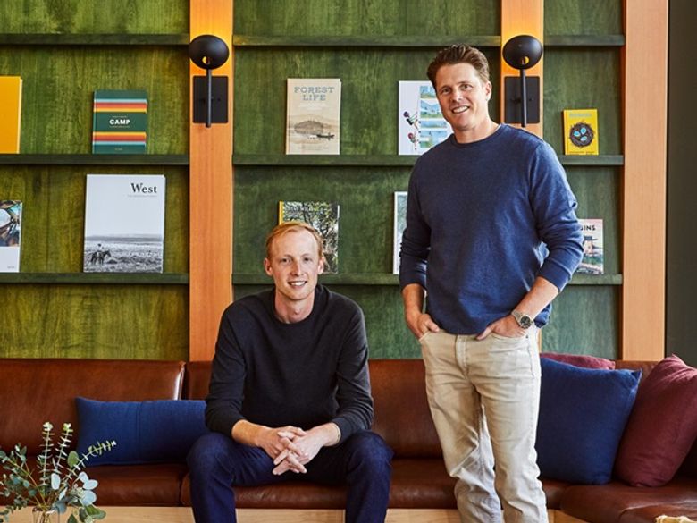 Trailborn co-founders Ben Weinberg (l.) and Michael Weiss