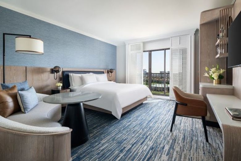 All of the 447 guest rooms were renovated as well.