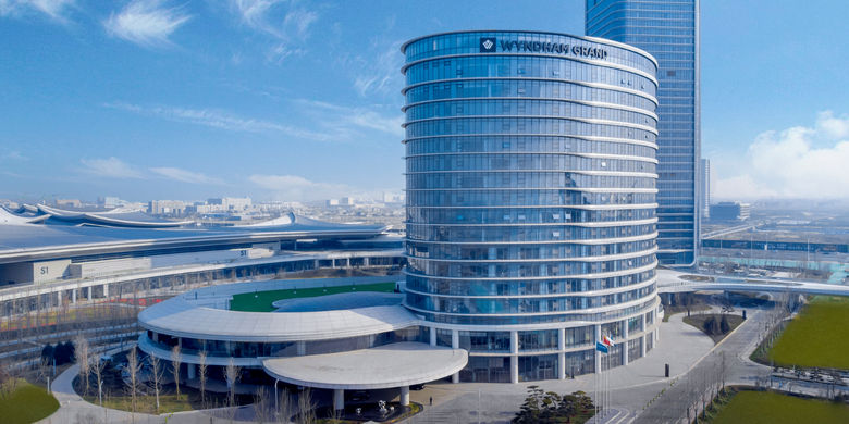 Wyndham said demand in China is steady (like at the Wyndham Grand Shanxi Xiaohe Xincheng), but RevPAR declined 8% YOY.