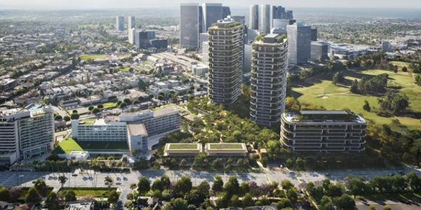 One Beverly Hills aerial