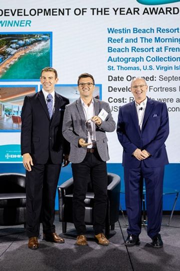(from left): The BHN Group's Jonathon Zink, Bojan Kumer, Marriott International, Gary Brough, Baker Tilly (from left): The BHN Group's Jonathon Zink, Bojan Kumer, Marriott International, Gary Brough, Baker Tilly