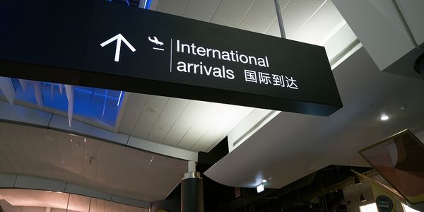 International arrivals