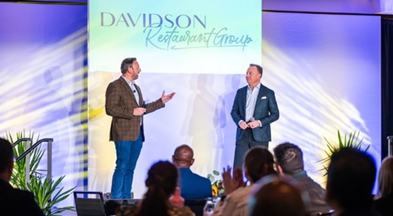 Davidson Chief Operating Officer Jason Reader (l.) with President and CEO Thom Geshay. Davidson Chief Operating Officer Jason Reader (l.) with President and CEO Thom Geshay.