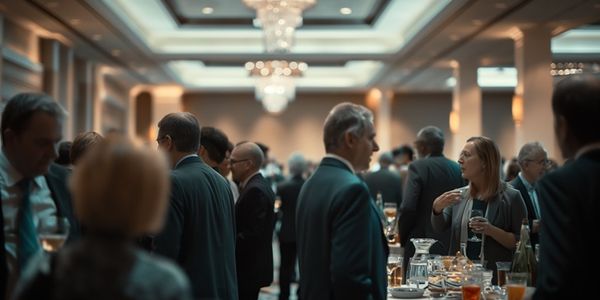 Hotel cocktail party