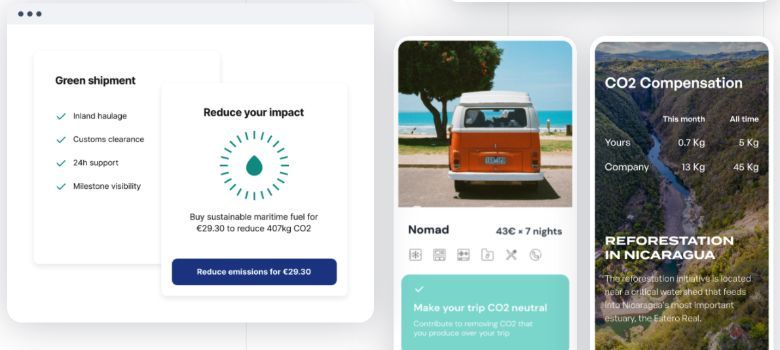 Companies can now offer carbon offsets via Lufthansa start-up