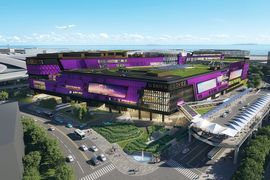 A new landmark takes flight next to Hong Kong airport