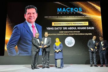 MyCEB's Abdul Khani named 'Business Events Personality' in MACEOS award