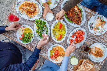 Diversity on a plate in Dubai