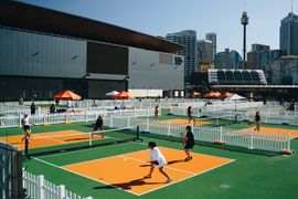 Serve’s up: ICC Sydney adds eight pickleball courts