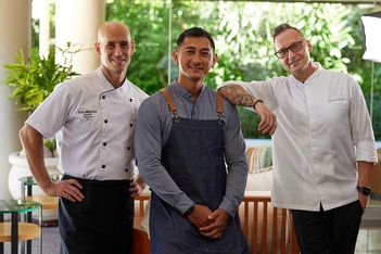 Three's a creative crowd at this Bali resort