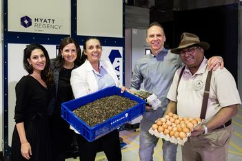 How maggots help Australia’s largest hotel with food waste